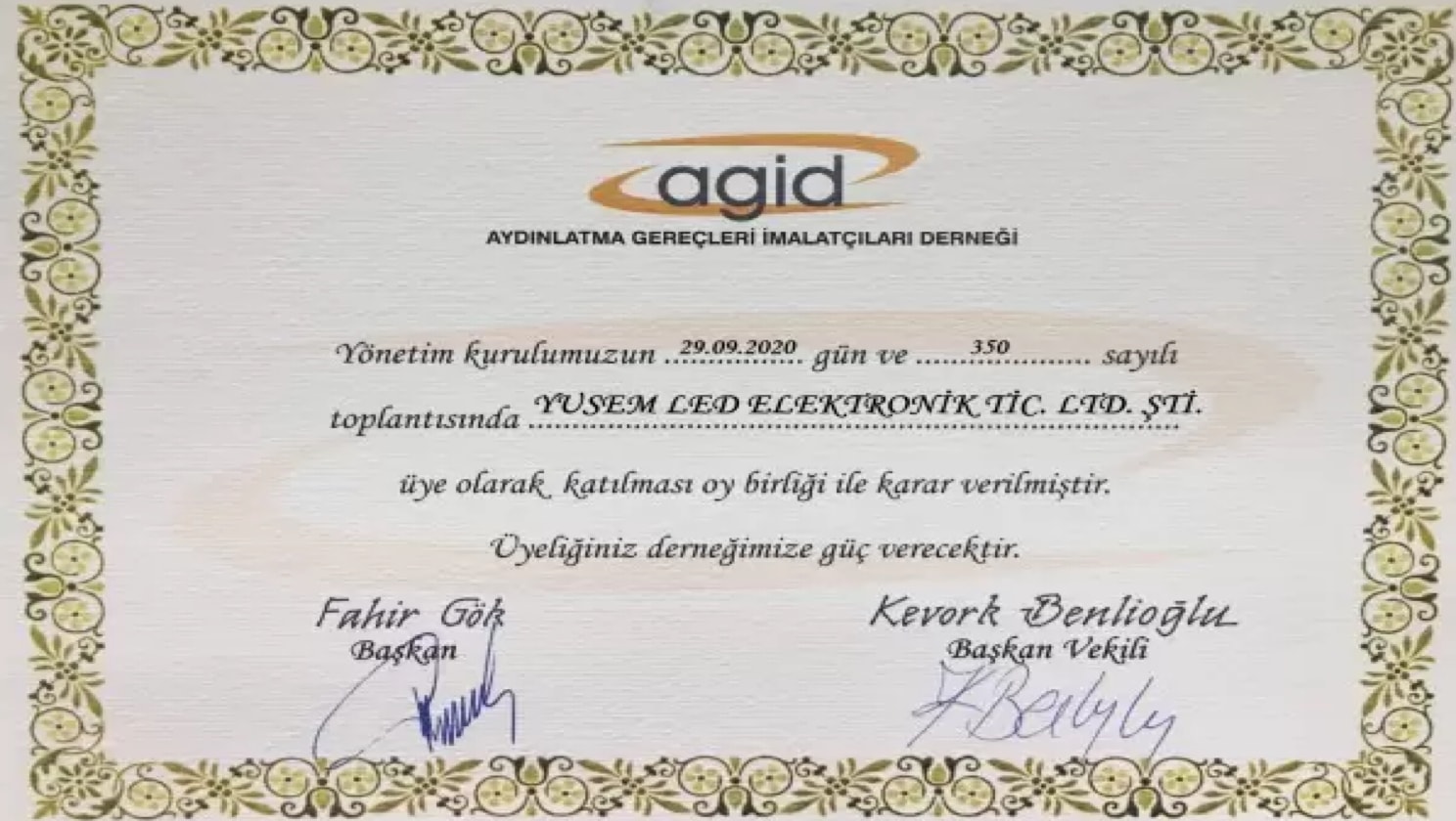 AGİD’e Üye Olduk!